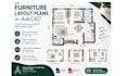 create 2d furniture layout plans in autocad