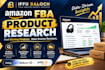 amazon product research keyword specialist and competitor analysis