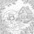 design a custom digital pdf coloring book page
