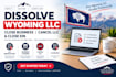 dissolve wyoming llc close business cancel llc and close ein