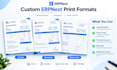 create professional erpnext print format invoice quotation PDF template