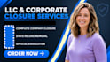 prepare company closure document, state dissolution filing, irs, llc dissolution