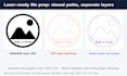 convert your image or logo into laser ready svg and dxf files