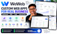 build a weweb CRM, business dashboard or internal tool