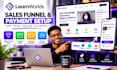 build a complete learnworlds academy with courses and memberships