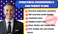 draft cl structural engineering calculation reports, framing plans, adu permits
