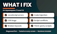 squarespace javascript fix, custom code, code injection, CSS bugs, script errors