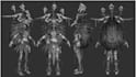 create detailed 3d character models and digital sculpts