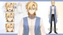 create a live2d vtuber model design for you ready to rigging