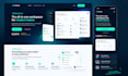 design a modern saas landing page in figma