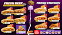 design animated digital menu board and restaurant TV screen