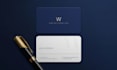 create minimalist business card
