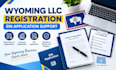 help with wyoming llc registration and ein application