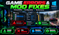 install pc game mods, fix errors and setup nfs mods