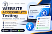 test website, web app and shopify accessibility with a wcag report