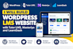 set up course website quizzes lessons student enrollment and educational website