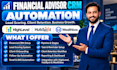 setup financial advisor crm gohighlevel hubspot wealthbox lead scoring