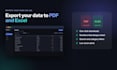 build a responsive admin dashboard with charts, tables and data export