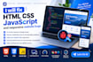 fix HTML CSS javascript and responsive website bugs