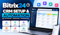 setup bitrix24 CRM automation workflow and sales pipeline