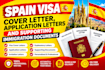 write visa cover letter application letters and supporting immigration documents
