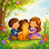 create children book illustrations using ai, picture book