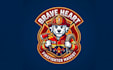 create firefighter mascot logo design with 1 day delivery