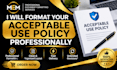 format an acceptable use policy