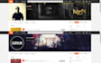 design a unique soundcloud banner and profile picture with a free logo