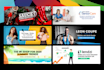 design a twitter header, facebook cover or social banner