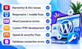 fix wordpress issues, fix wordpress website