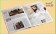 design professional advertorial newspaper layout in indesign