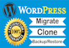 migrate wordpress website, clone wordpress or restore
