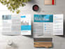 design professional bi fold and tri fold brochures