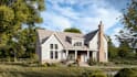 create photorealistic 3d exterior renders of houses