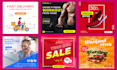 design professional web banner ads, covers, posters and social media post