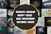 edit, recolor, change font, vectorize, make transparent logo