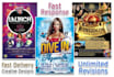 design eye catching bespoke flyer, brochure poster