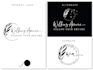 do minimalistic hand drawn feminine logo