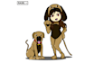 draw you in an cute animal costume