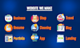 create responsive bootstrap 5, tailwind CSS websites