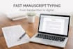 transcribe your handwritten notes fast