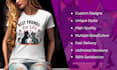create custom t shirt design, typography, or graphic tee artwork