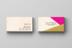 design a sleek and elegant two sided business card