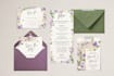 create wedding invitation, save the date, rsvp card, thank you, menu, gift tag