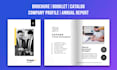 design business digital brochure, company profile, annual report, and proposal