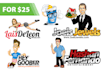 design eye catching cartoon logo in 24 hours