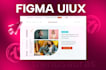 do figma website design, saas website, and ui ux design