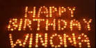 make a video phrase or a logo with lighted candles
