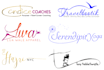 design modern handwritten signature, scripted, cursive logo